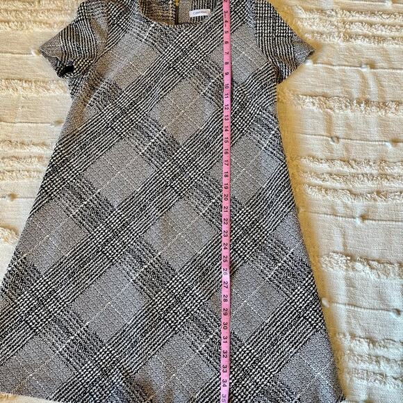 Calvin Klein Gray Mini Dress Crew Neck Short Sleeve size medium - Picture 8 of 9